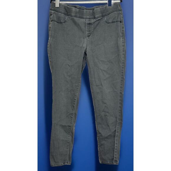 Old Navy Denim - Old Navy Gray Rockstar Super Skinny Jeggings Midrise Jeans Size 14